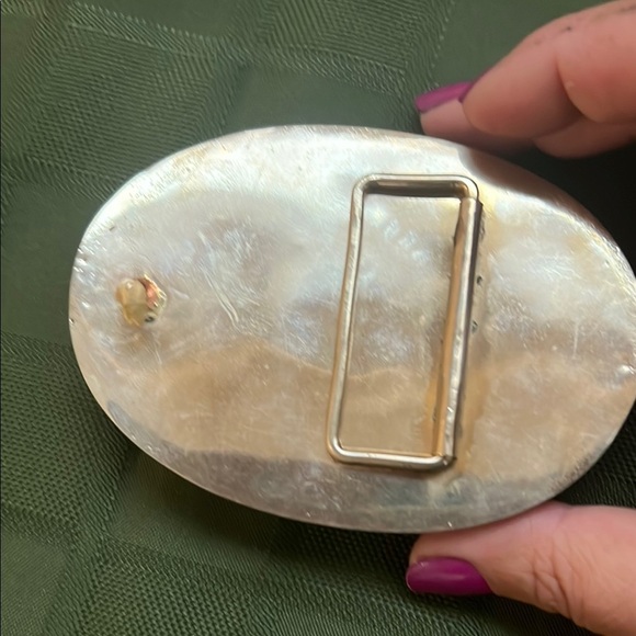 Blue and Silver Scorpion Belt Buckle - Picture 4 of 7